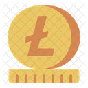 Litecoin Munze Krypto Symbol