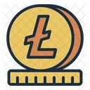 Litecoin Munze Krypto Symbol