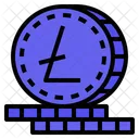 Litecoin Cryptocurrency Digital Money Icon