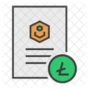 Litecoin Shopping Document Icon