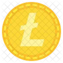 Litecoin Ltc Coin Crypto Digital Money Cryptocurrency Icon