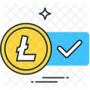 Litecoin accepté  Icône