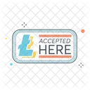 Litecoin Accepted Here Icon