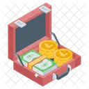 Litecoin Bag Crypto Briefcase Money Bag Icon