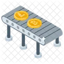 Litecoin Conveyor Conveyor Belt Assembly Line Icon