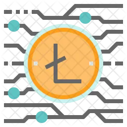 Litecoin Cryptocurrency  Icon