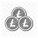 Litecoin Coin Cryptocurrency Icon