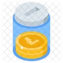 Litecoin Jar Litecoin Saving Money Jar Icon
