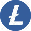Litecoin Ltc 로고 암호화폐 암호화폐 아이콘