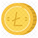 Litecoin Bargeld Munze Symbol