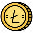 Litecoin-Münze  Symbol