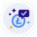 Litecoin Akzeptiert Litecoin Munze Icon