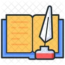 Literature Writing Ink Icon