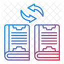 Exchange Document Transfer Document Transfer File 아이콘