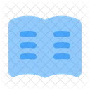 Literature Open Book Reading Book Icon