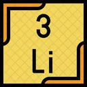Lithium Periodic Table Chemistry Icon