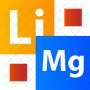 Lithium And Magnesium Chemical Chemistry Icon