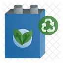 Lithiumbatterie Wiederaufladbare Batterie Energieeffizienz Symbol