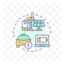 Lithium Ion Batteries Lithium Ion Clean Energy Icon