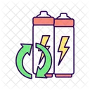 Lithium-ion battery recycling  Icon