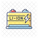 Litium-Ionen-Batterie  Symbol