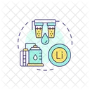 Lithium Refinery Refining Industry Resource Administration Icon