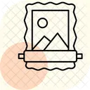 Lithographic Print Minimal Outline Icon