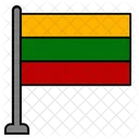 Lithuania Country Flag Flag Icon