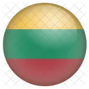 リトアニア、国旗 アイコン
