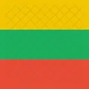 リトアニア、国旗、世界 アイコン