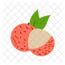 Litschi Litschi Lichee Symbol