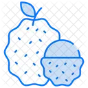 Litschi Brombeere Obst Symbol
