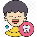 Little boy teeth  Icon