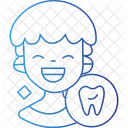 Little boy teeth  Icon