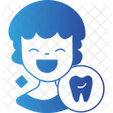 Little boy teeth  Icon