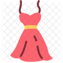 Little Dress Dress Woman Icon