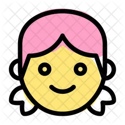 Little Girl Emoji Icon