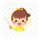 Girl Child Person Icon