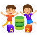 Childhood Kid Education 아이콘