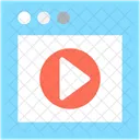 Live Streaming Video Icon