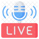 Live Podcast Radio Icon