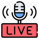 Live Podcast Radio Icon