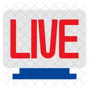 Live Broadcast Video Icon
