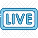 Live Streaming Broadcasting Icon