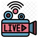 Live Streaming Video Icon