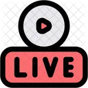 Live Live Stream Streaming Icon