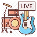 Live Band Live Music Show Live Icon