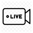 Live Broadcast Streaming Icon