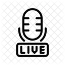 Live Broadcast Streaming Icon