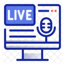 Live Computer Microphone Icon